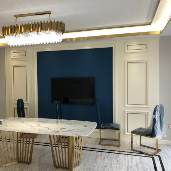 đèn chùm trang trí pha lê hiện đại