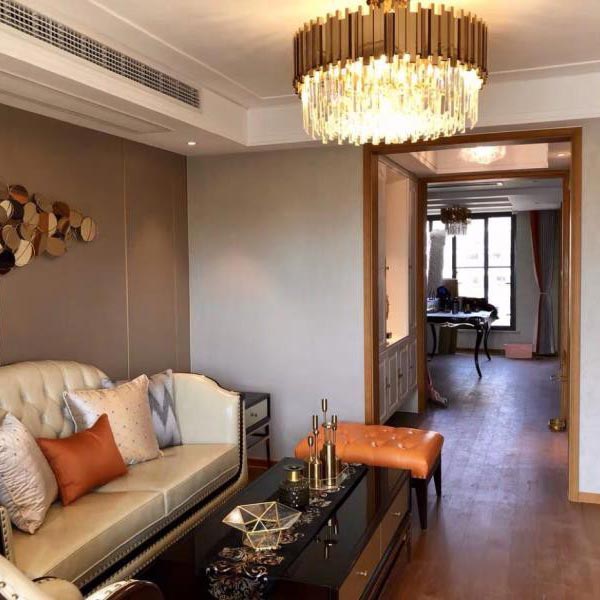 đèn chùm trang trí pha lê hiện đại