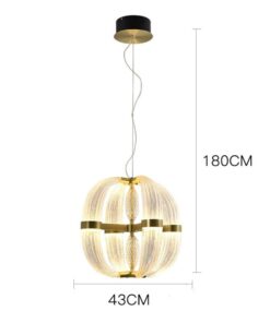 Đèn thả trang trí bàn ăn hình bán cầu Half Moon