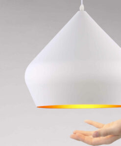 Đèn thả trang trí bàn ăn chụp nhôm