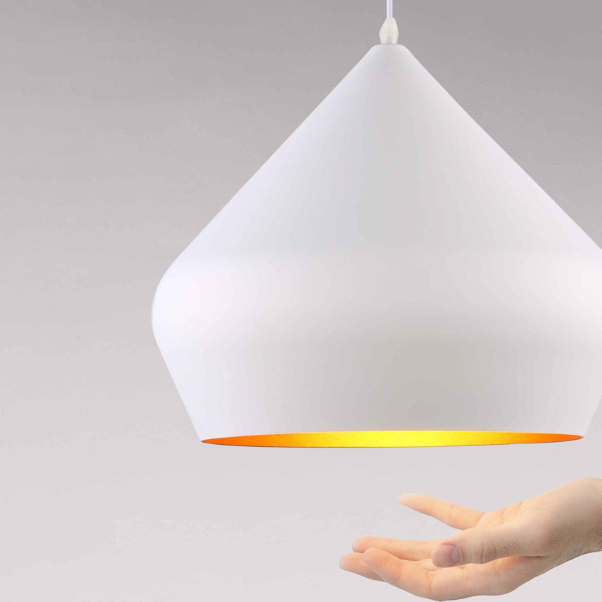 Đèn thả trang trí bàn ăn chụp nhôm 18069