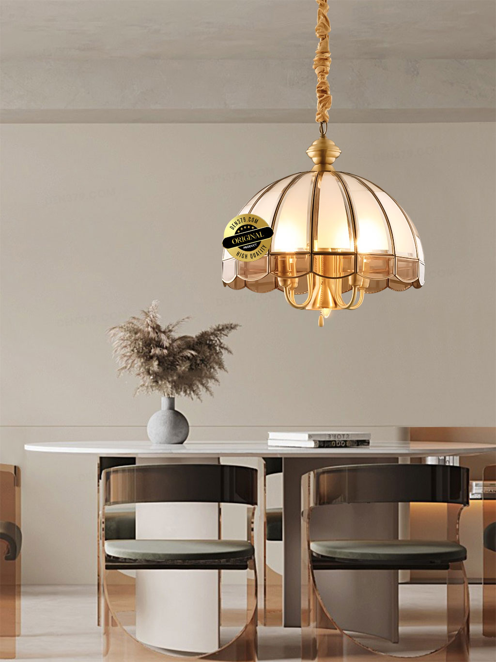 Đèn thả đồng trang trí cao cấp TD04