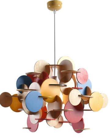 Đèn chùm đồng bóng nến cao cấp 12 tay