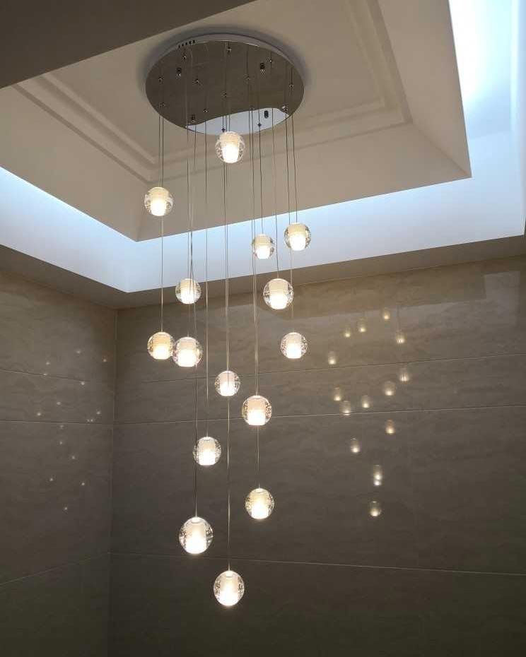 Đèn thả thủy tinh Giọt Nước