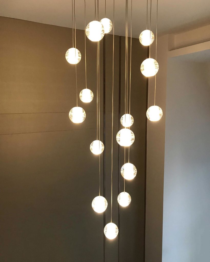 Đèn thả thủy tinh Giọt Nước