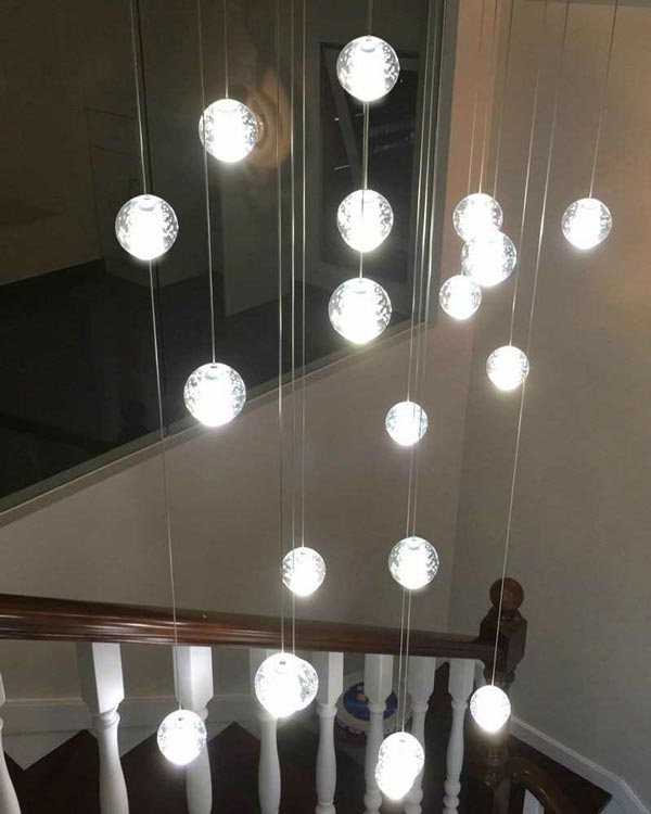 Đèn thả thủy tinh Giọt Nước