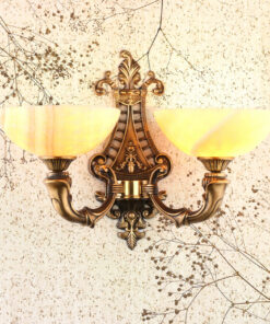 Đèn tường đồng cổ điển 2 ngọn