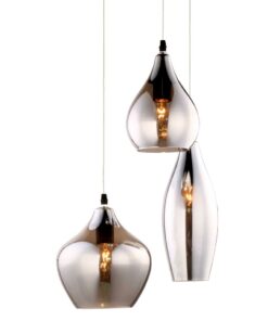 Đèn thả bàn ăn 3 bóng thủy tinh cao cấp