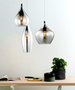 Đèn thả bàn ăn 3 bóng thủy tinh cao cấp