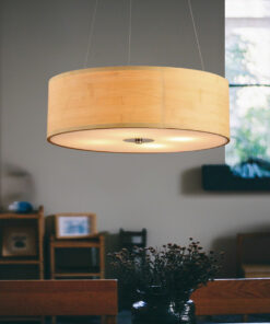đèn thả gỗ cao cấp trang trí bàn ăn