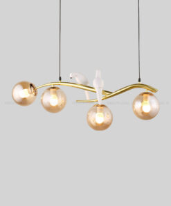 đèn thả trang trí, đèn thả trang trí bàn ăn, đèn chùm trang trí bàn ăn,đèn thả 4 bóng,đèn thả con chim,đèn thả