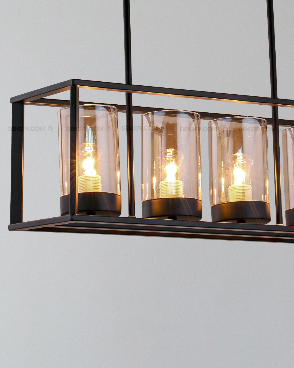 Đèn thả trang trí lồng kính 4 bóng D2153