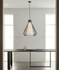 đèn thả chụp vải,đèn thả trang trí,đèn thả hiện đại,đèn thả,bàn ăn