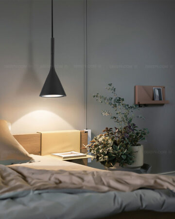 Đèn thả LED trang trí chụp nón D2329