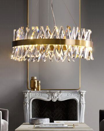 Đèn thả trang trí pha lê cao cấp D2374