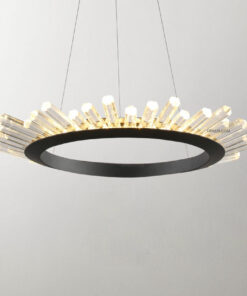 Đèn thả trang trí vòng tròn pha lê D3045