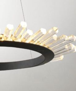 Đèn thả trang trí vòng tròn pha lê D3045