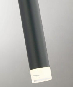 Đèn thả LED ống kim loại đen D3069