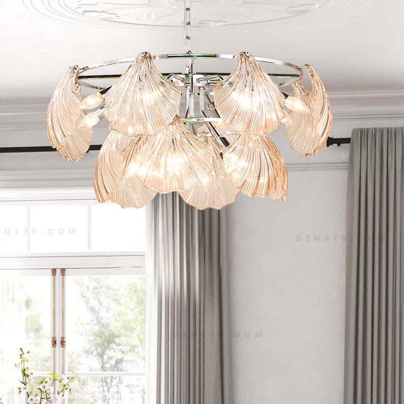 Đèn chùm thủy tinh trang trí D1310