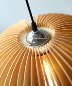 Đèn thả gỗ trang trí D3111