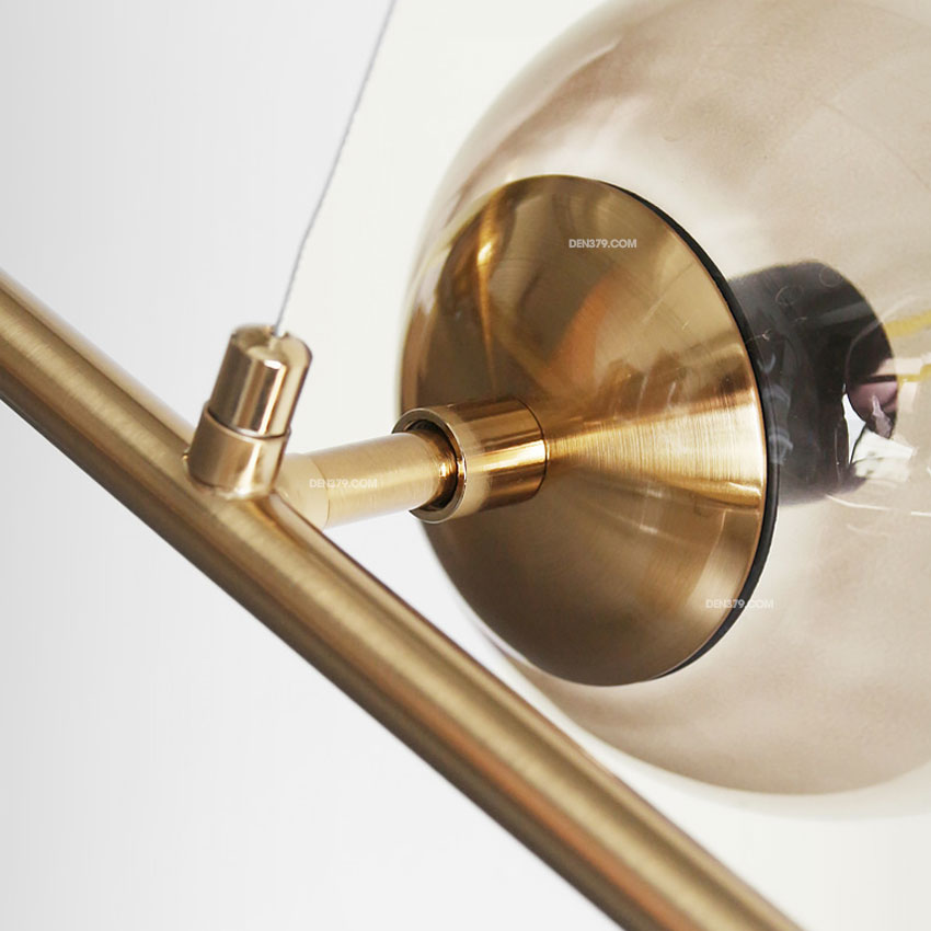 Đèn thả trang trí 6 bóng thủy tinh hiện đại D3143