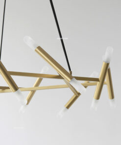 Đèn chùm trang trí ống trúc 10 nhánh D3152