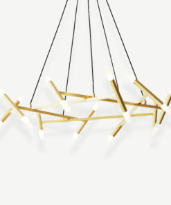 Đèn chùm trang trí ống trúc 10 nhánh D3152