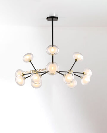 Đèn chùm thủy tinh trang trí D5566