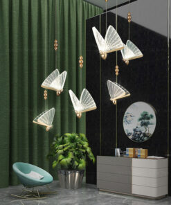 Đèn thả trang trí thông tầng cao cấp DA2002T