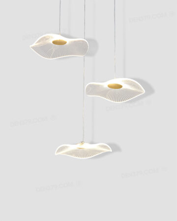 Đèn thả LED trang trí lá sen cách điệu 43404