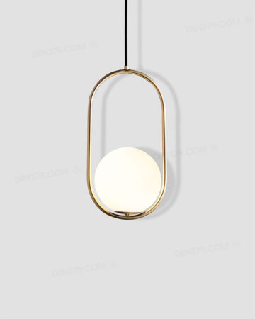 Đèn thả trang trí thân vàng cao cấp TK03B