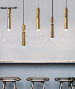 Đèn thả ống kim loại vi vàng cao cấp DC125