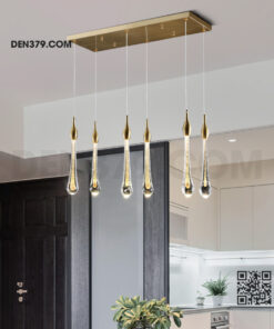 Đèn thả trang trí giọt nước pha lê cao cấp DK6828