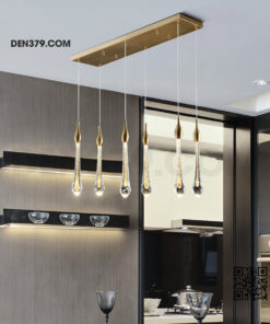 Đèn thả trang trí giọt nước pha lê cao cấp DK6828