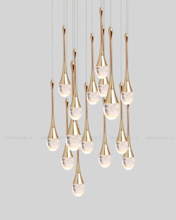 Đèn thả trang trí pha lê