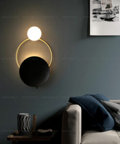 đèn tường hiện đại, đèn gắn tường, đèn tường trang trí, đèn tường led hình tròn,đèn tường,đèn trang trí phòng khách