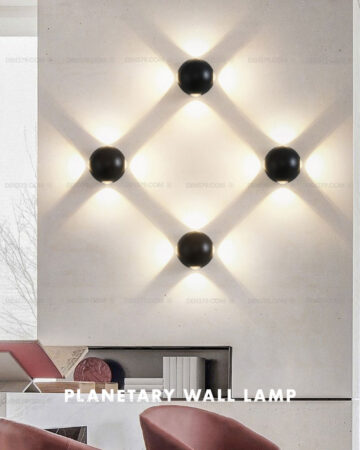 Đèn led hắt tường, đèn tường trang trí, đèn hắt tường, đèn tường 4 đầu sáng, đèn phòng khách