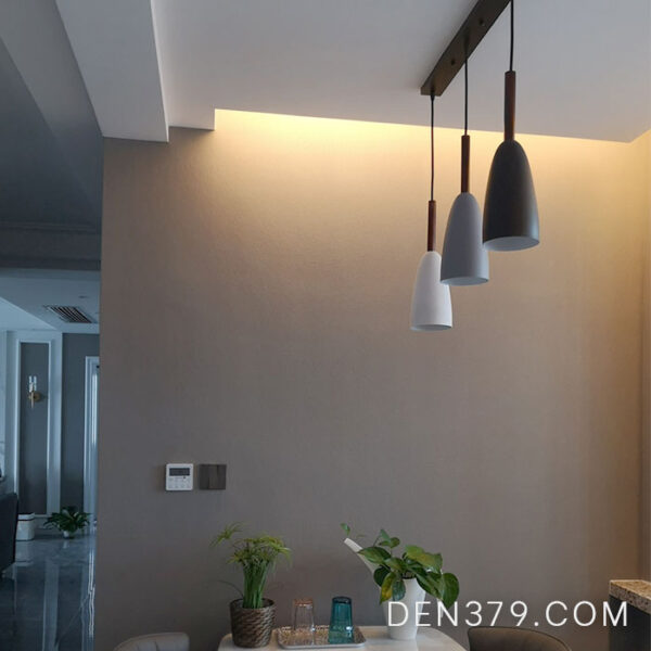 Đèn thả bàn ăn 3 bóng hiện đại