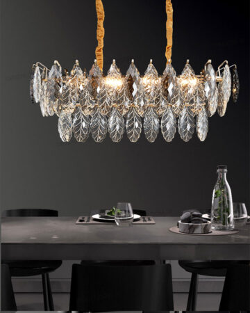 Đèn chùm trang trí pha lê cao cấp TH-8323