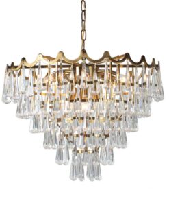 đèn chùm pha lê hiện đại