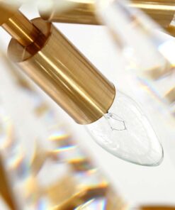 đèn chùm pha lê hiện đại