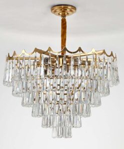 đèn chùm pha lê hiện đại