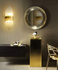 Đèn tường pha lê cao cấp trang trí lavabo phòng tắm