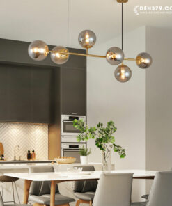 Đèn chùm trang trí bàn ăn hiện đại