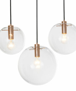 Đèn thả trang trí thủy tinh trong suốt