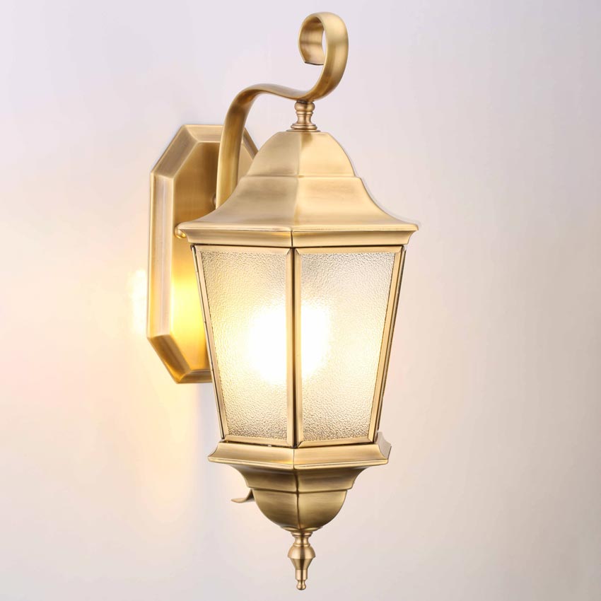Đèn tường đồng trang trí ngoài trời 18247