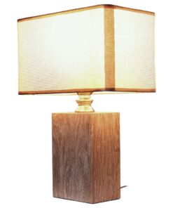 Đèn ngủ để bàn gỗ - Đèn bàn gỗ trang trí phòng khách