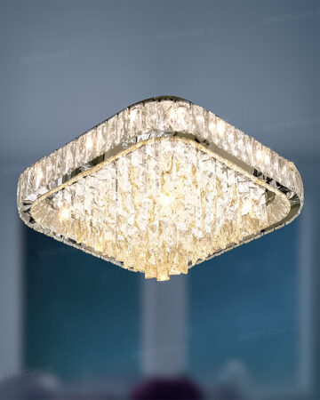 Đèn ốp trần pha lê cao cấp 74854