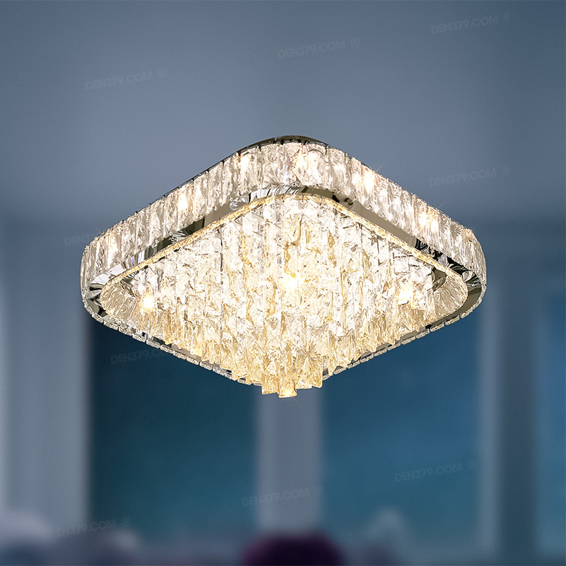 Đèn ốp trần pha lê cao cấp 74854