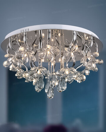 Đèn ốp trần pha lê cao cấp 74858